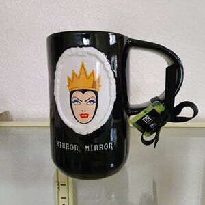 Disney Rae Dunn “MIRROR MIRROR” Snow White Evil Queen Tall Mug NEW w/ Tags